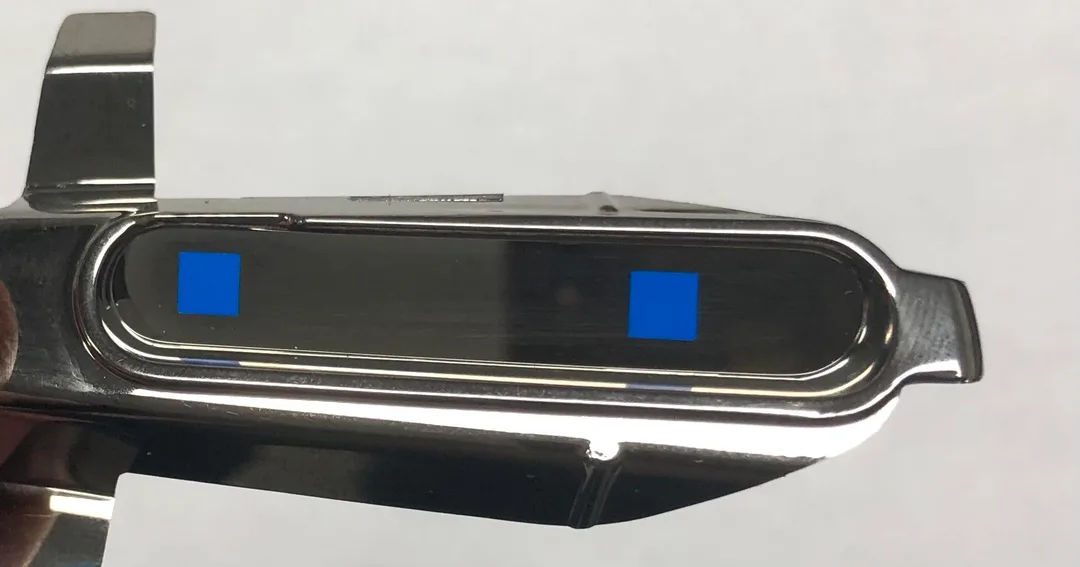 Application – fiber laser demetallization, chrome part
