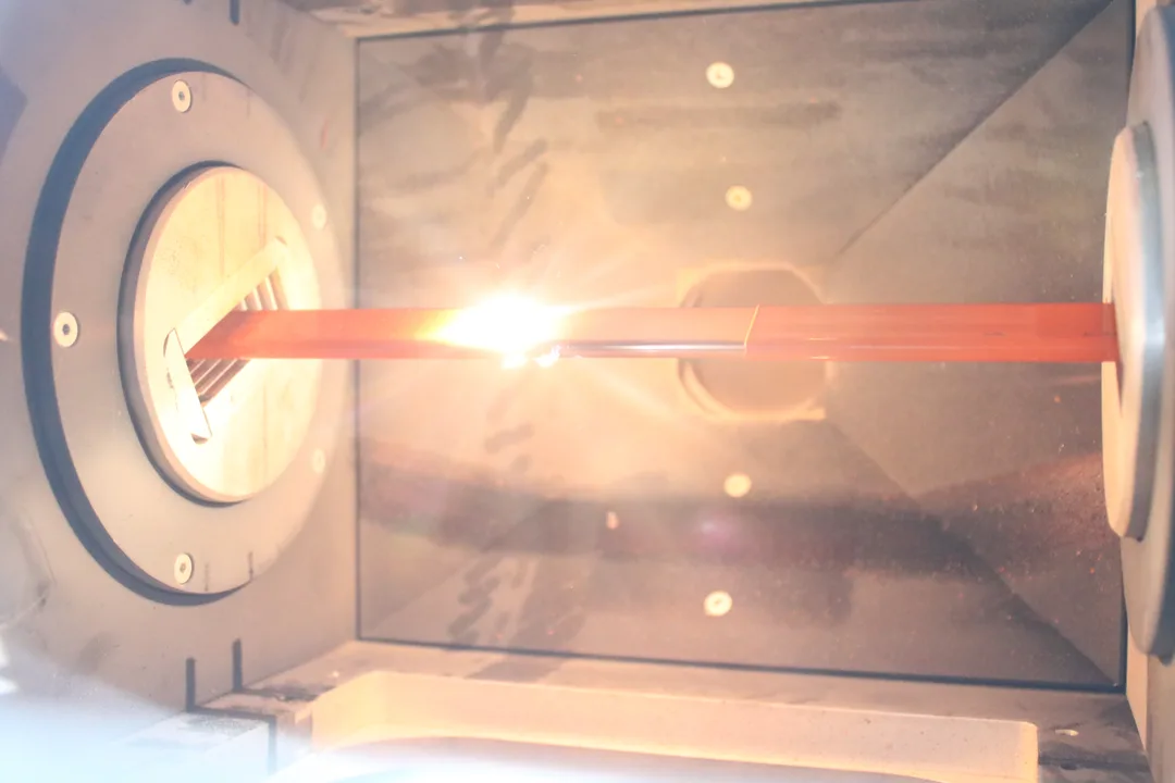 Laser ablation – process photo