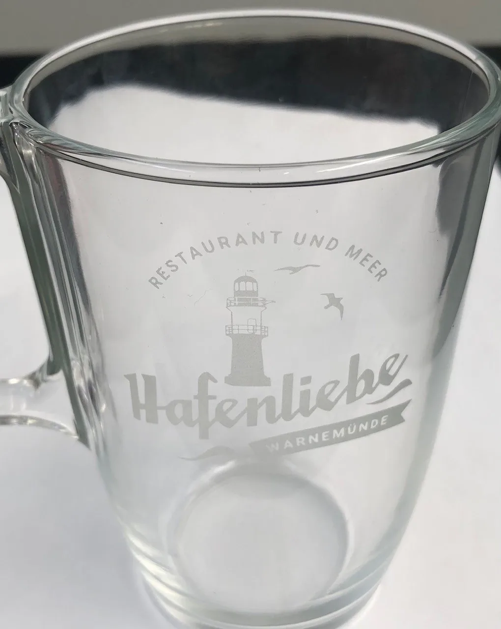 Application – UV laser marking on glass