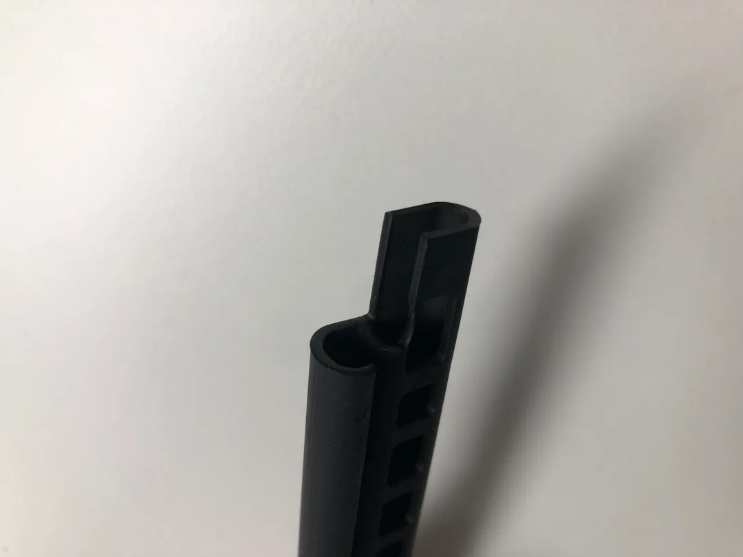Application – rubber seal cutting result