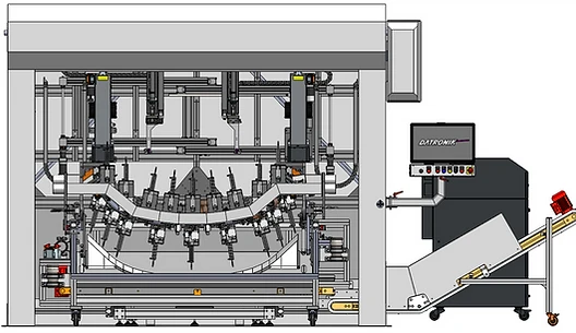 Design of the system – CO₂ sprue cutting with two laser systems