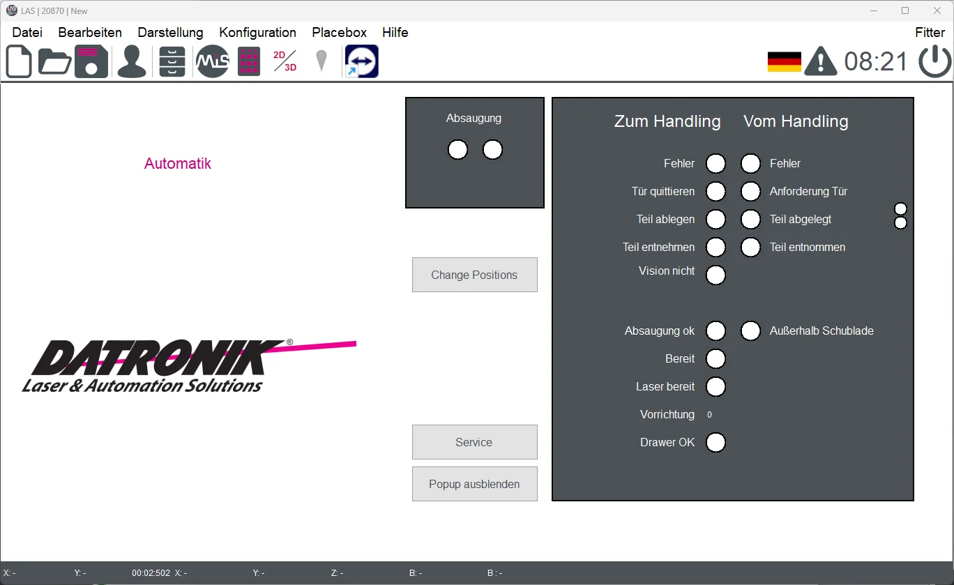 DATRONIK Laser Automation Studio